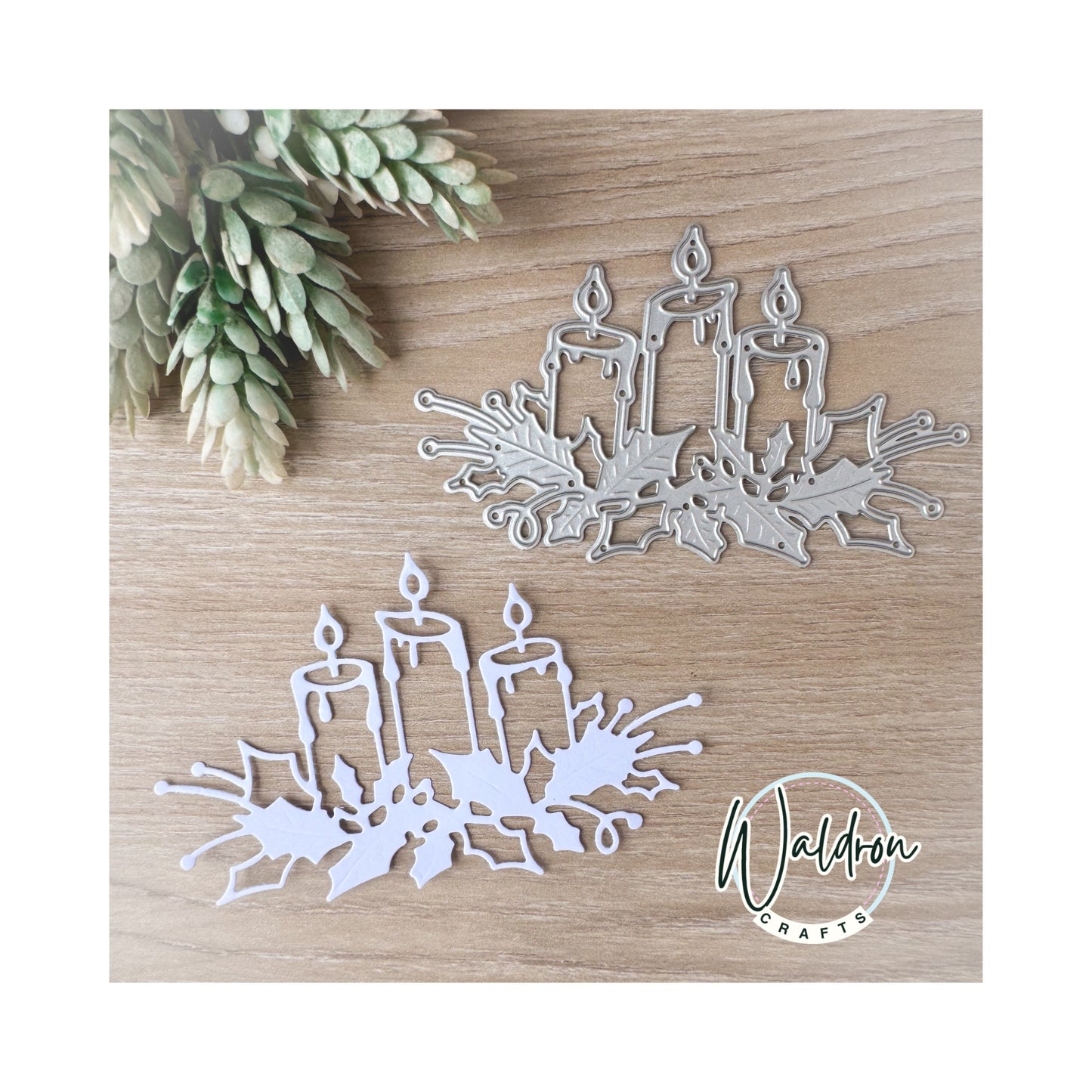 Troquel Velas Navideñas