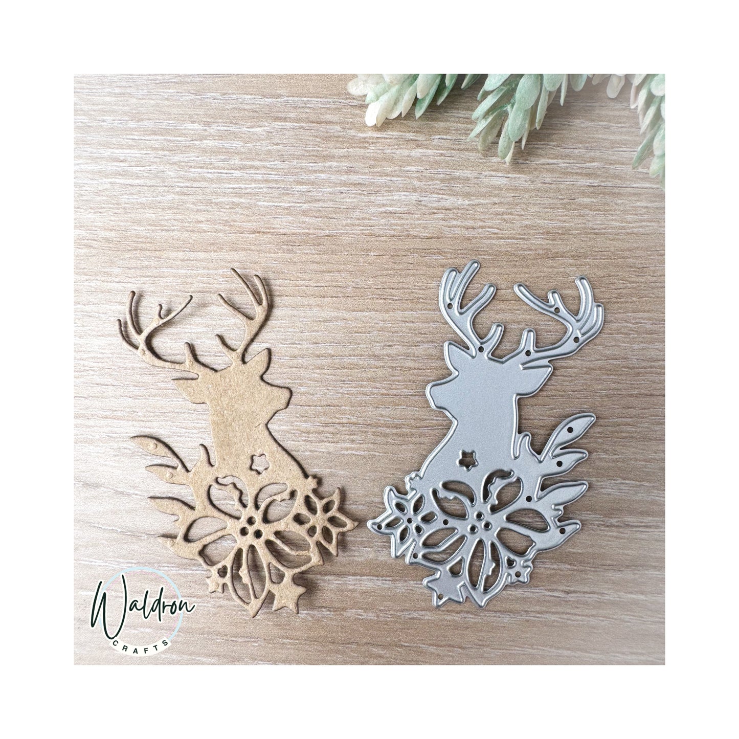 Troquel Reno Navideño