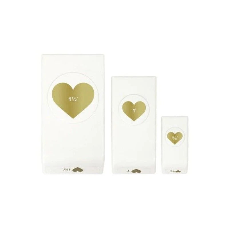 Perforadoras de Corazón x 3