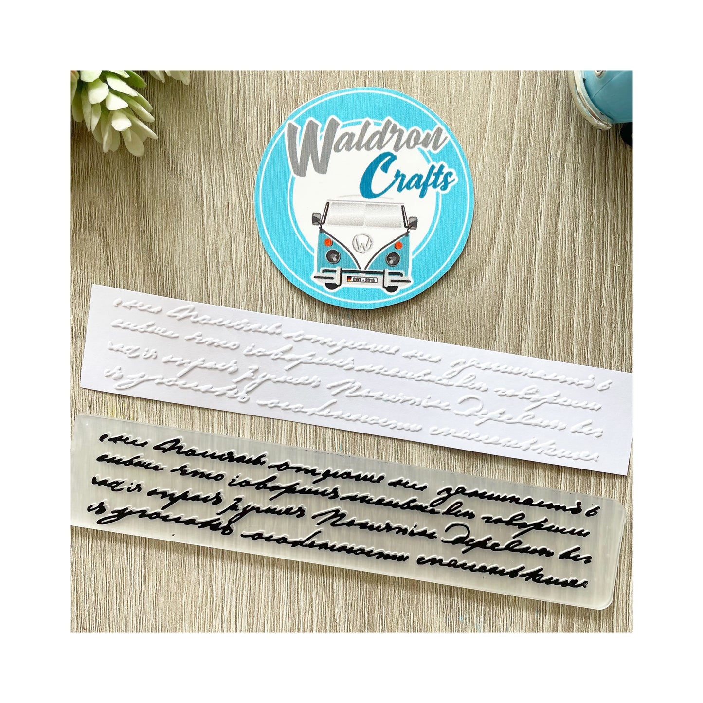 Carpeta de embossing Cenefa Manuscrito