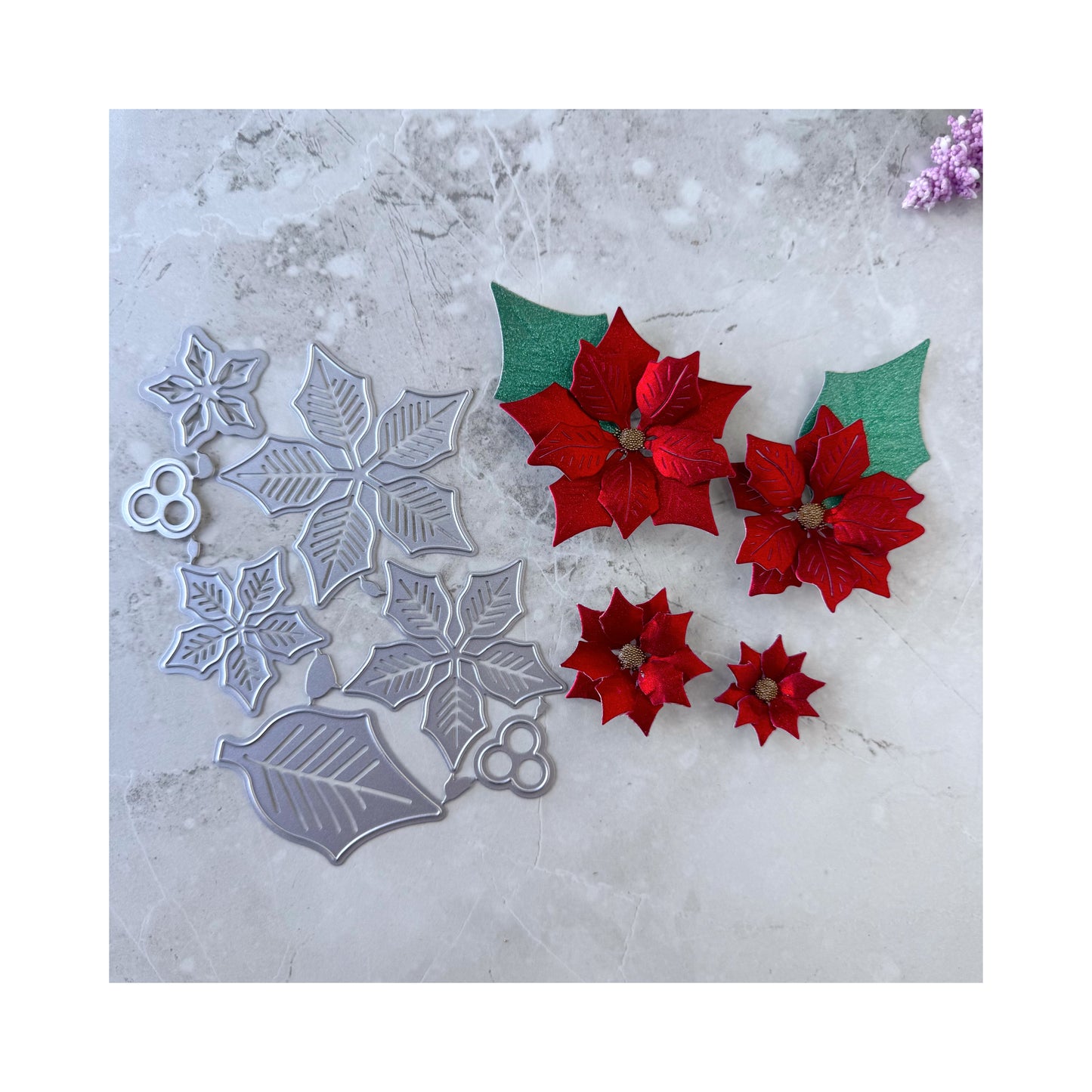 Troquel Poinsettia x 4