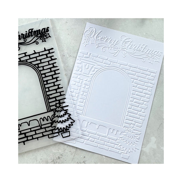 Carpeta de Embossing Escena Navideña