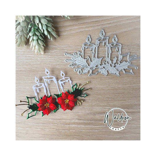 Troquel Velas Navideñas