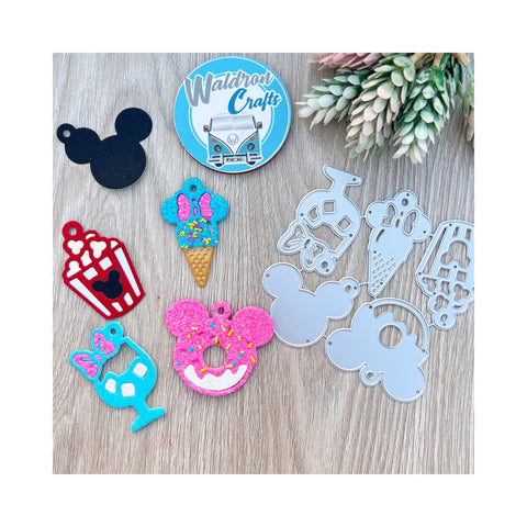 Troquel Tags Disney Set x 5