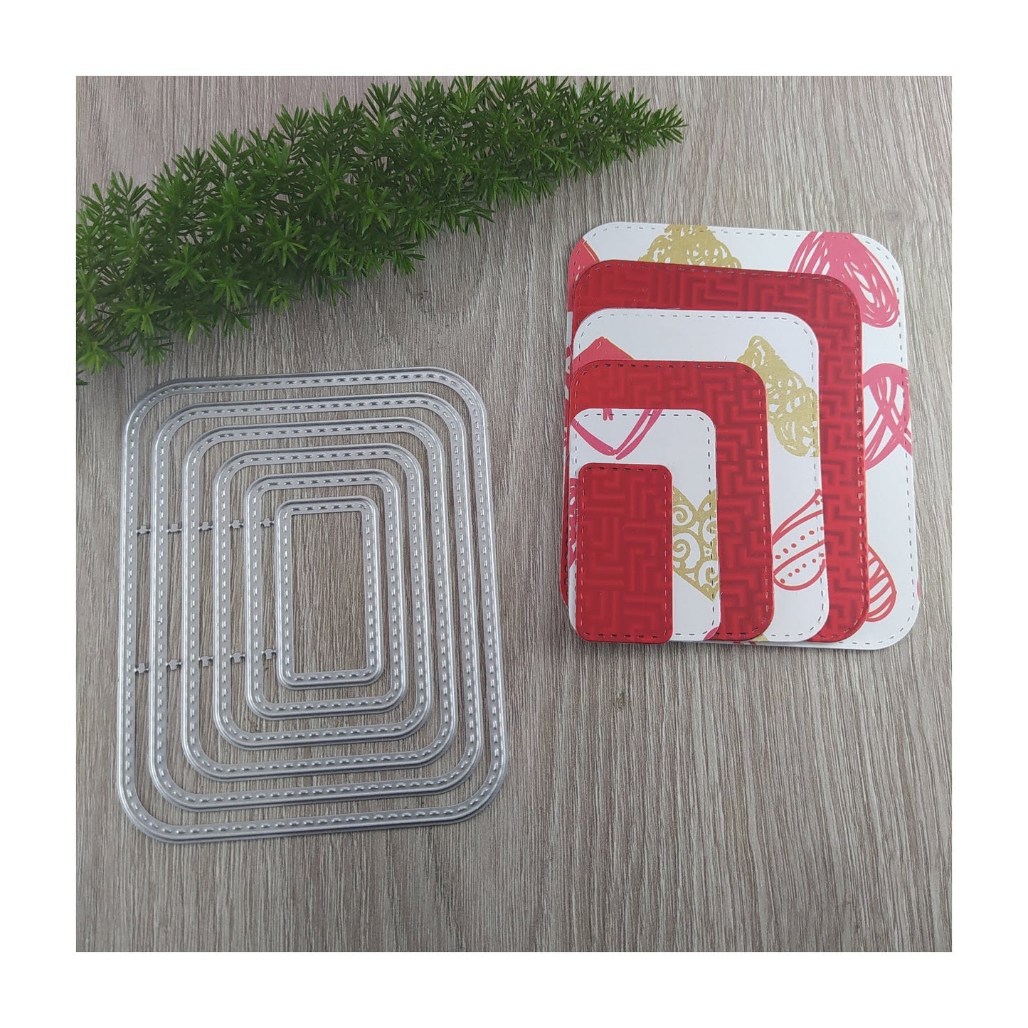 Troquel Set Básico Rectángulos  X 6.