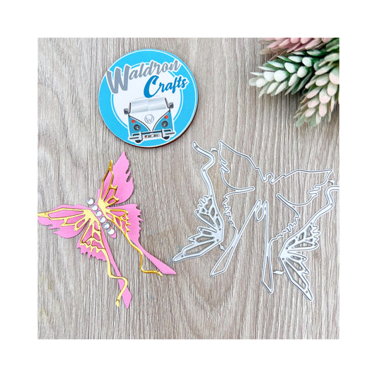 Troquel Mariposa Cola + Fondo