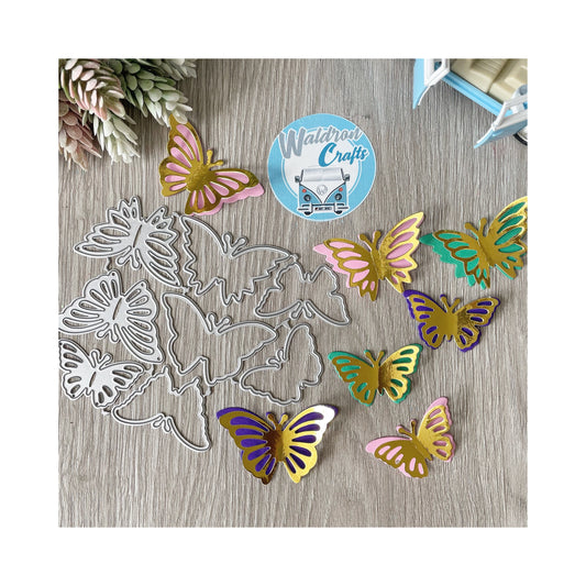 Troquel Mariposas x 8