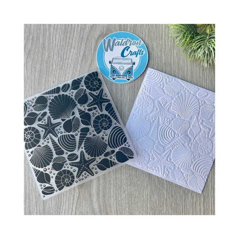 Carpeta de Embossing Conchas de Mar