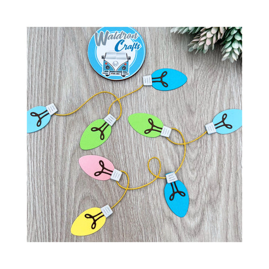 Troquel Luces Navideñas